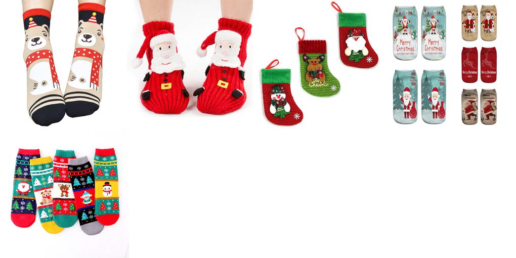 christmas 3d socks
